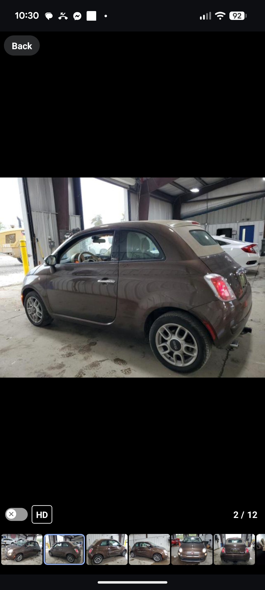 
								2014 Fiat 500 Convertible full									